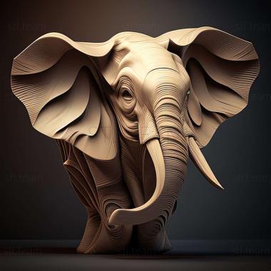 3D модель Pachyornis elephantopus (STL)